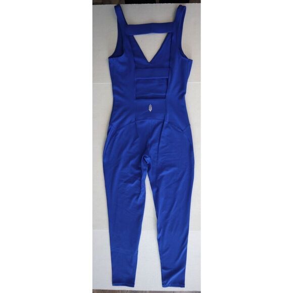 FP Movement OB1745676 Womens Sz XS Cobalt Blue Never Better 1-Piece Jumpsuit - Picture 12 of 12